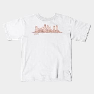 Boston rose gold Kids T-Shirt